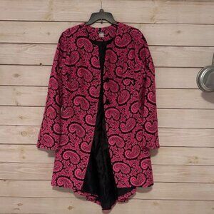 Jacket, Venus, Pink & Black, Size 16